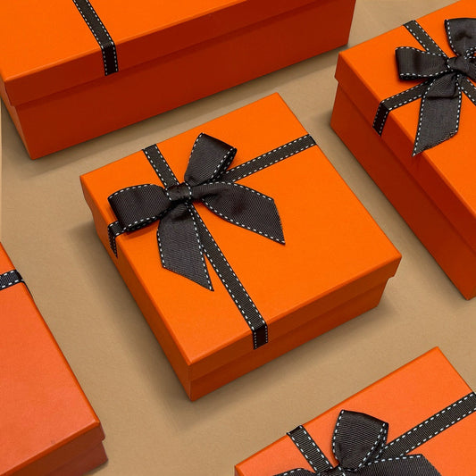 Beautiful Orange Gift Box