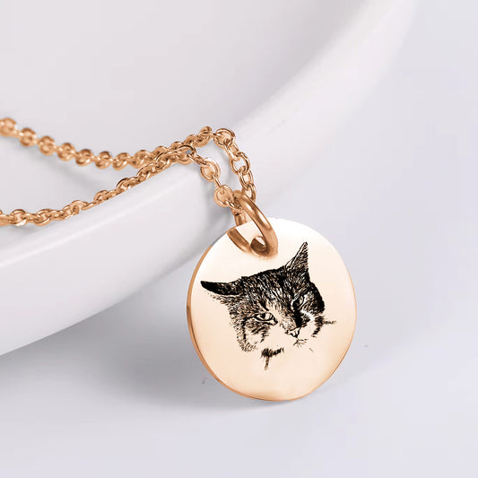 Personalized Pet Face Necklace