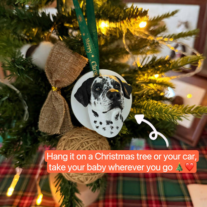 Magnetic Christmas Tree Ornament for Pet Figurine